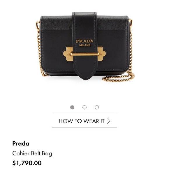 prada cahier belt bag - Picture 4 of 4